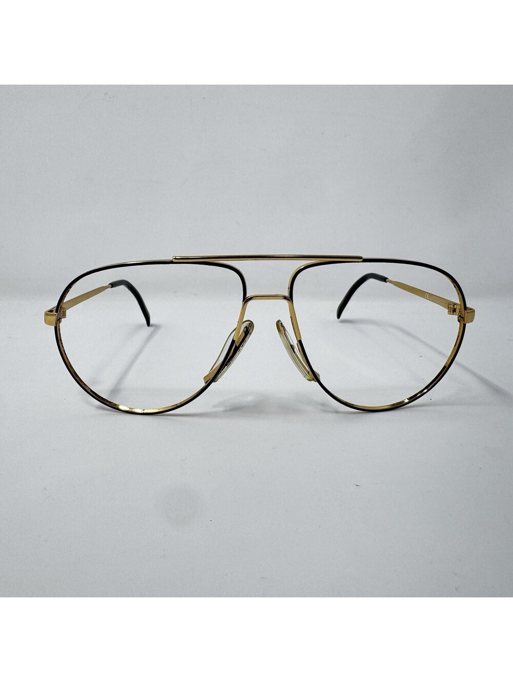 Vintage Carrera 5497 91 Gold Aviator Sunglass Frames Only 58-13-135